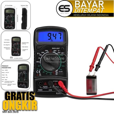 Aneng Digital Multimeter Voltage Tester Xl Alat Ukur Tegangan