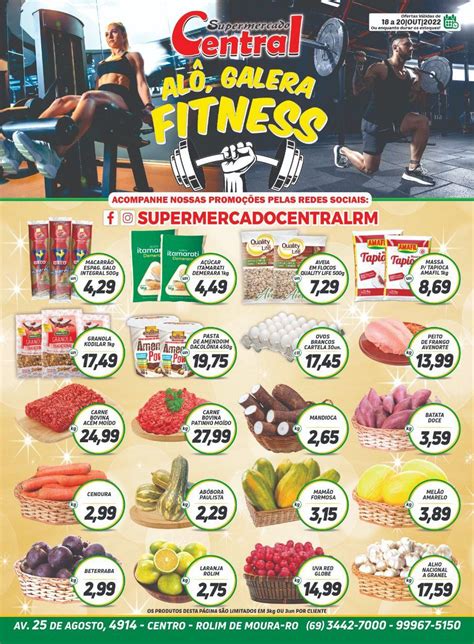 Promoção do Supermercado Central de Rolim de Moura Alerta Rolim