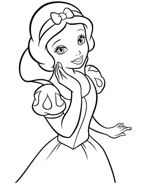 Easy Baby Disney Princess Coloring Pages - Coloring by number