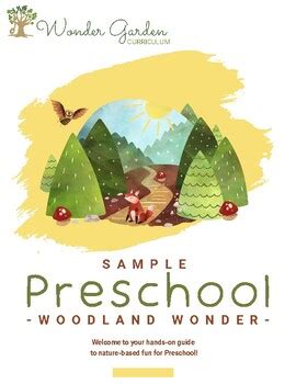 Sample Preschool Nature-based Curriculum (2 Weeks) by Wonder Garden ...