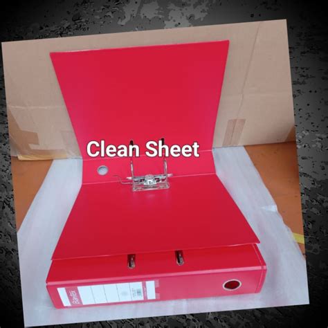 Jual Ordner Plastik Folio Bantex Warna Merah Shopee Indonesia