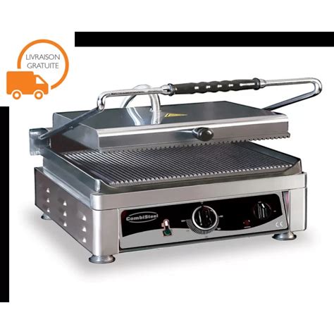 Grill panini Tacos rainuré rainuré 51cm usage intensif 230v