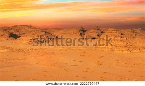 Alula Mountain Desert During Sunrise Stock Photo 2222790497 | Shutterstock