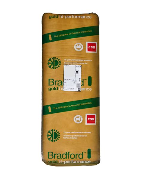 R Bradford Gold Hi Performance Wall Insulation Batts