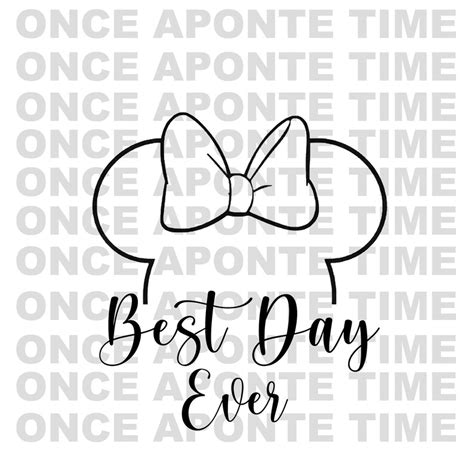 Best Day Ever Minnie Mouse Svg Etsy