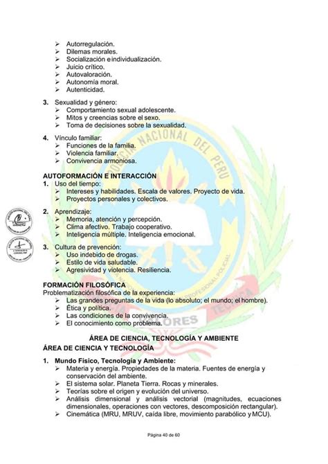 Prospecto Eestp Pnp A Nivel Nacional Actualizado Pdf