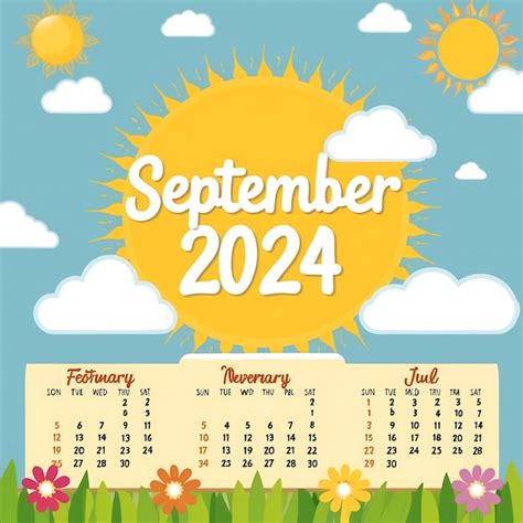 Elegant September 2024 Calendar For Stylish Planning Premium Ai