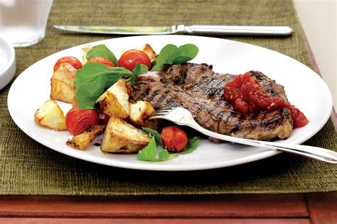 T Bone Steak And Potatoes