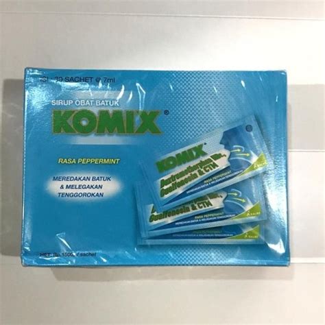 Jual PAK KOMIX OBAT BATUK 7 Ml X 30 Pcs Peppermint Jeruk Nipis Jahe