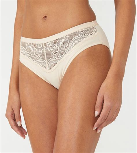 Buy Debenhams Floral Lace High Leg Brief In Nude 6thStreet Saudi Arabia