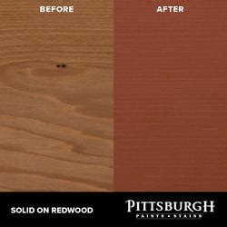 Pittsburgh Paints Stains Ultra Advanced California Rustic Solid