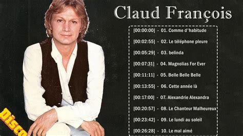 Les Plus Belles Chansons De Claude Francois Claude Francois Greatest