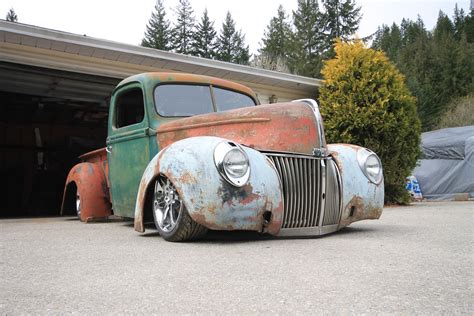 My 1940 Ford Rat Rod Under Construction Rat Rod Classic Cars Muscle Hot Rod Pickup