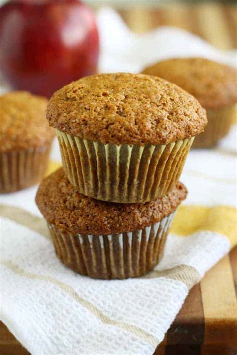 Vegan Applesauce Muffins The Pretty Bee