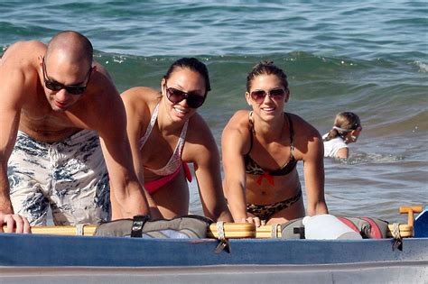 Alex Morgan In Leopard Print Bikini On The Beach In Hawaii Hawtcelebs