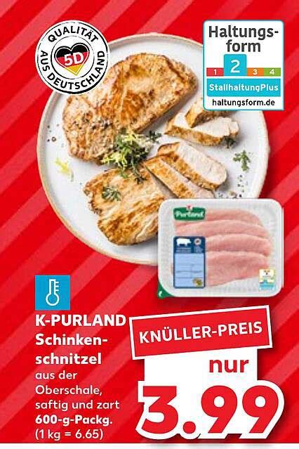 K Purland Schinken Schnitzel Angebot Bei Kaufland Prospekte De