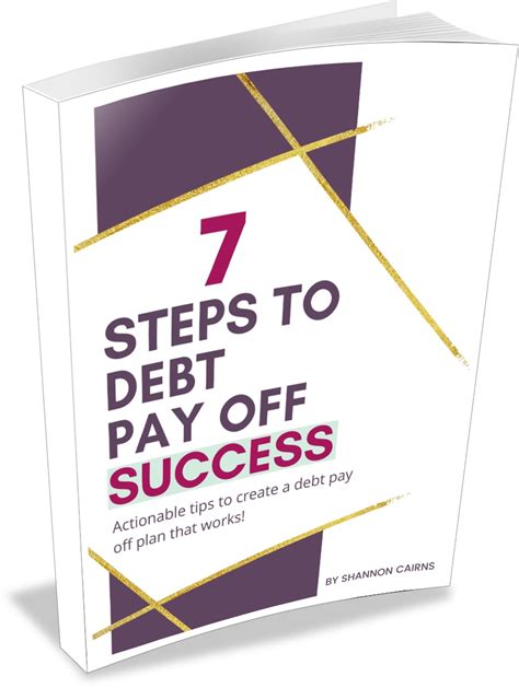 7 Steps To Debt Pay Off Success How To Pay Off Debt Fast Making Frugal Fun Shop