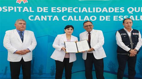 Essalud Hospital Canta Callao Brindará Nuevos Servicios A 2 Millones