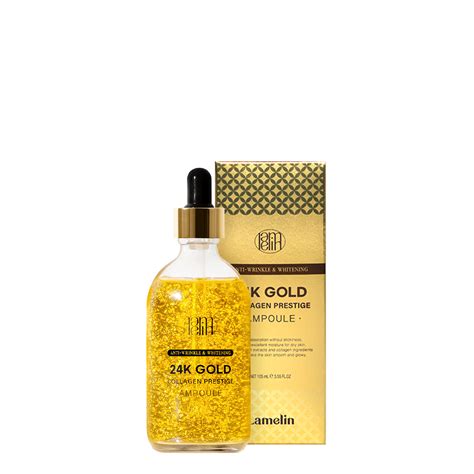 Lamelin 24k Gold Collagen Prestige Ampoule 100 Ml Ampolleta Con Oro A