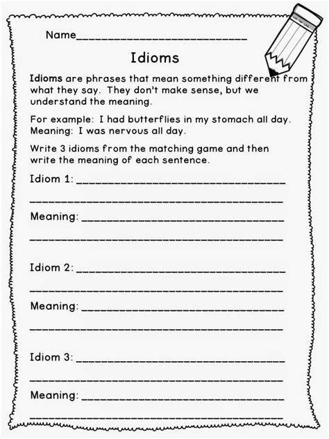 Figurative Language 8th Grade Worksheets Language Worksheets