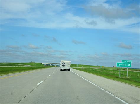 North Dakota Interstate 94 Westbound Cross Country Roads