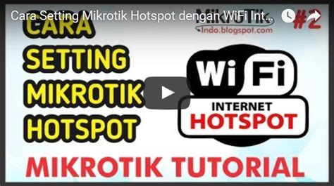 Cara Membuat Hotspot Di Mikrotik Seting Dasar Hotspot Mikrotik