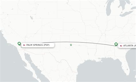 Direct Non Stop Flights From Palm Springs To Atlanta Schedules