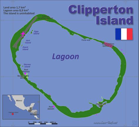 Clipperton Island Country data, links and map by administrative structure - DaftSex HD