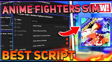 Anime Fighters Simulator Script GUI Hack Auto Quest ReRoll Auto