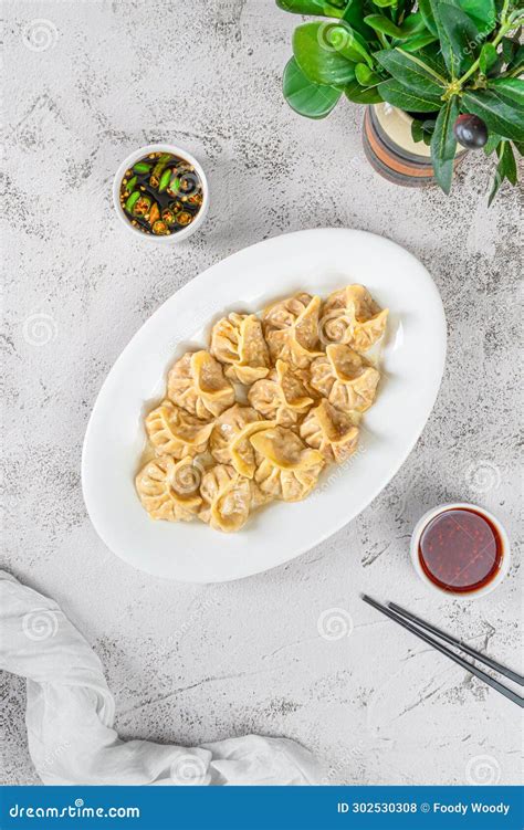 Beijing Dim Sum Steamed Beef Chicken Dumpling Stock Photo Image Of