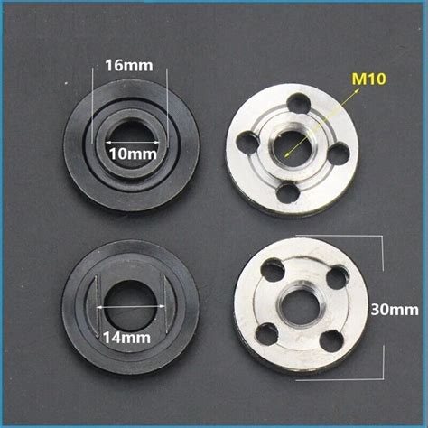 Pcs Lock Nuts Flange For Inner Outer Kit Angle Grinder Tool