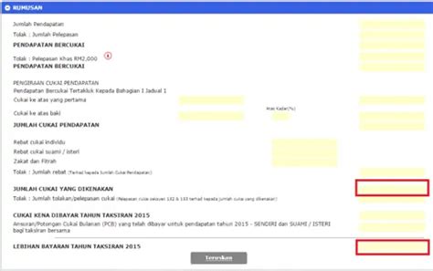 MENGISI EFILING LHDN 2023 Semakan Rakyat