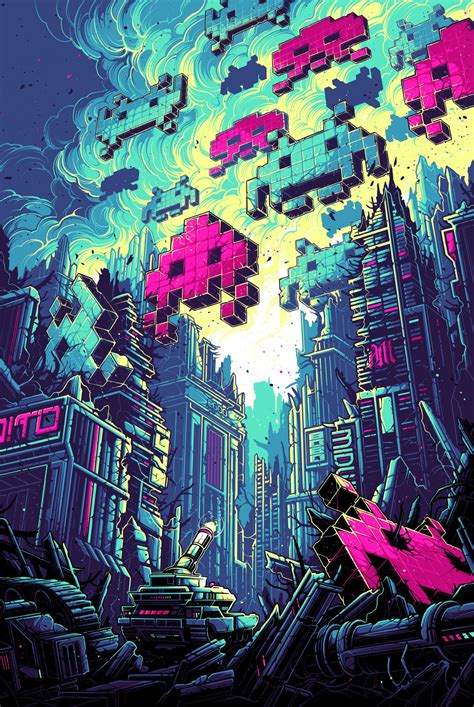 Space Invader Artist Wallpaper