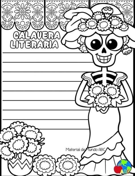 Calaverita Literaria Calaveras Literarias Calaveras Dia De Muertos