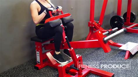 Seated Calf Raise Machine 1o Plate Loaded Youtube