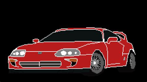 Editing Toyota Supra Free Online Pixel Art Drawing Tool Pixilart