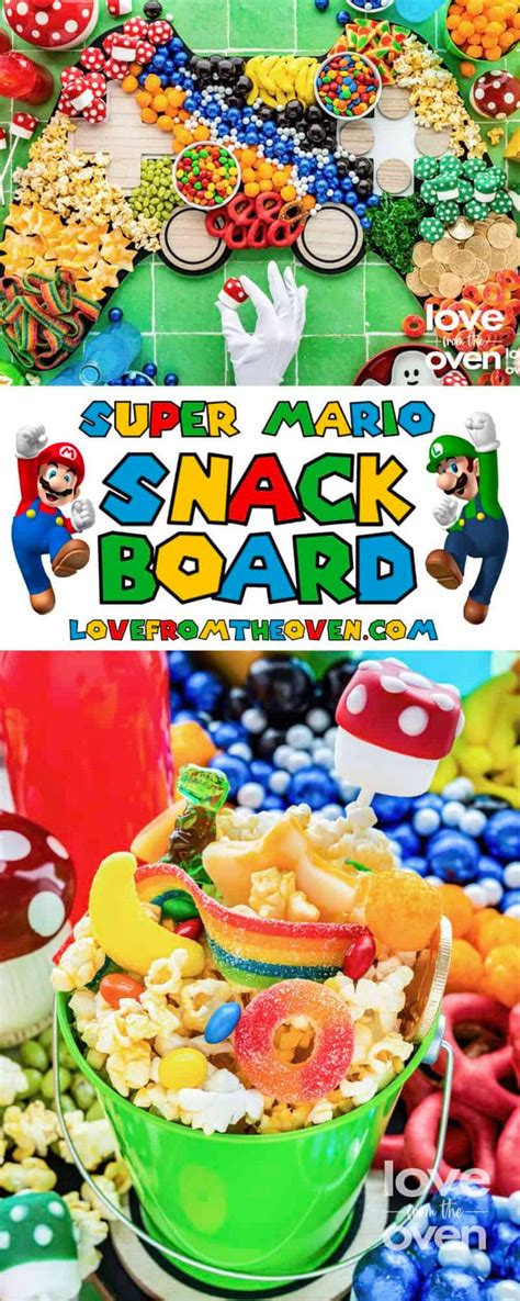 Super Mario Snack Board | Super mario birthday party, Super mario ...