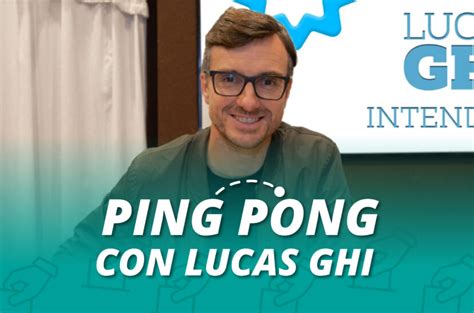 Ping Pong Con Lucas Ghi Intendente De Mor N Diario Con Vos