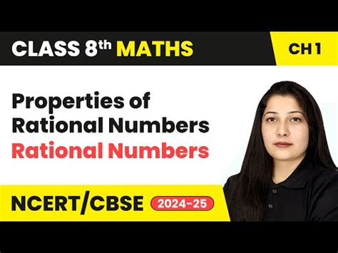 Properties Of Rational Numbers Video Lecture Mathematics And Pedagogy