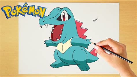 How To Draw Totodile Step By Step Johto Pokémon 0158 Youtube