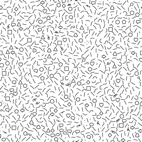 Premium Vector White Abstract Background In Doodle Style Vector Pattern