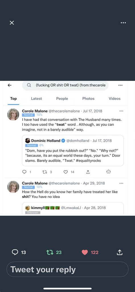 Coops On Twitter Hunty699 Thecarolemalone She Hates Foul Language