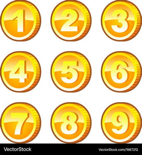 Gold coins Royalty Free Vector Image - VectorStock