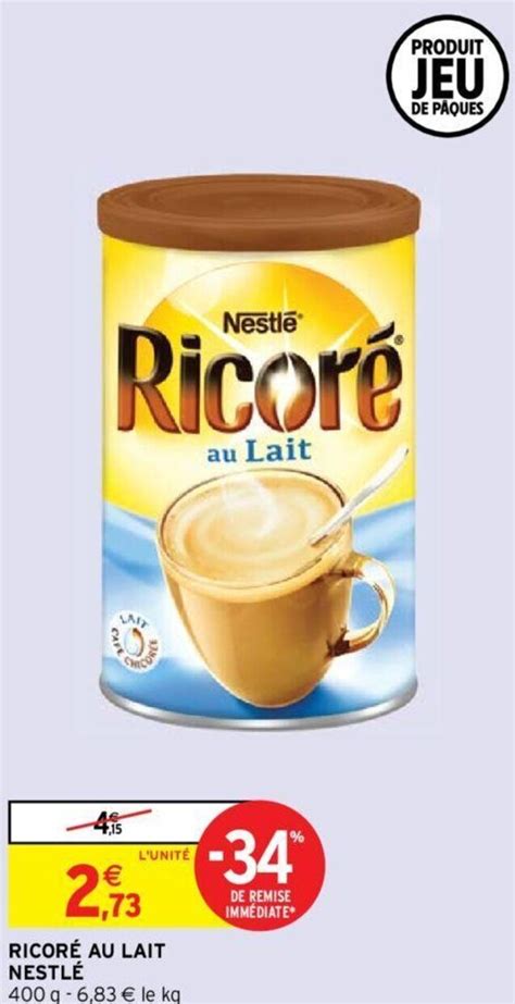 Promo Ricor Au Lait Nestl Chez Intermarch