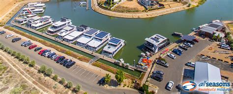 All Seasons Houseboats in the secure Mildura Marina | All Seasons Houseboats