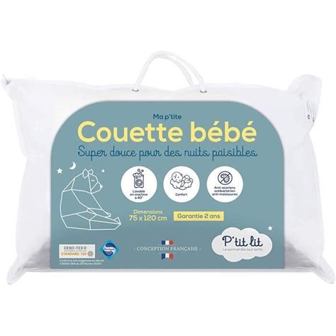 Couette Pour Lit Bebe Limics24 Bébé Enfant 75X120 Cm Anti