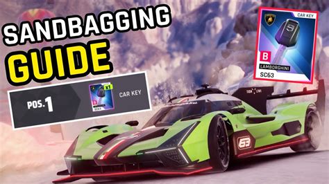 The SANDBAGGING GUIDE For Lamborghini SC63 Grand Prix Asphalt 9 NEW