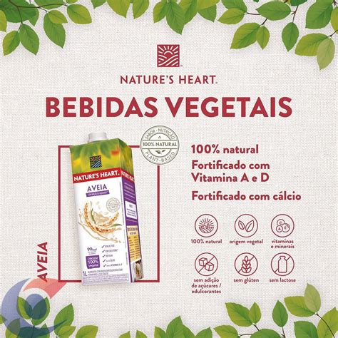 Bebida Vegetal Natures Heart Aveia 1l Carone