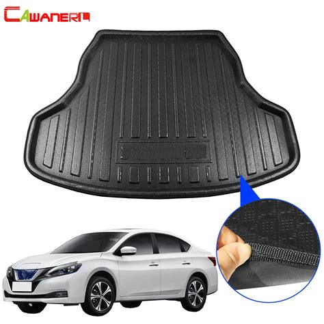 Cawanerl Car Trunk Mat Tray Boot Liner Floor Cargo Carpet Pad For