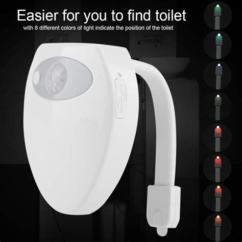 Lumi Re Led De Toilette Veilleuse De Toilette Led Rechargeable Avec